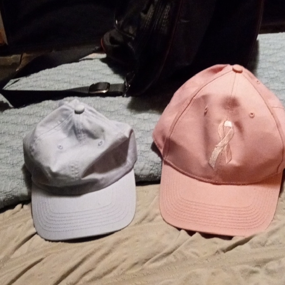 Stylish Pink and Light Blue Women's Caps